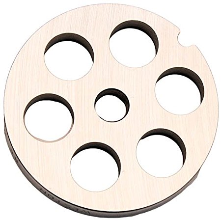 Weston 29-0814 #8 Grinder Stainless Steel Plate, 14mm