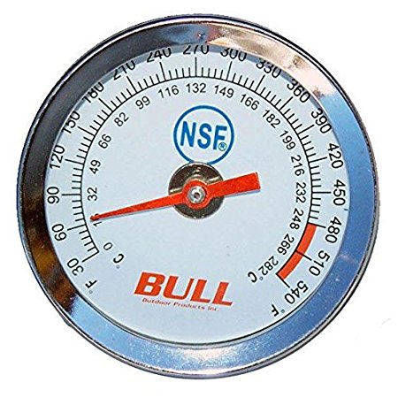 BBQ Grill Bull Temperature Gauge Fits Most Models 16509 OEM