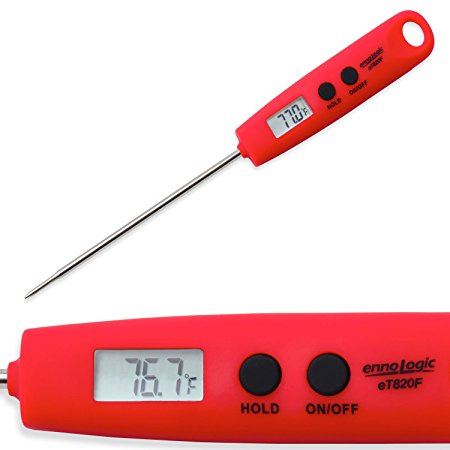 Digital Meat Thermometer Instant Read Cooking Thermometer - Ultra Fast, Accurate, and Water Resistant – Long Probe – Best for BBQ, Grilling, Turkey