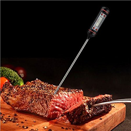 Digital Instant Read Cooking Thermometer for meat, BBQ, candy and liquids