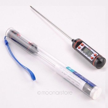 Digital Cooking Thermometer - Instant Readings - Ideal for Meats, BBQ and Candy