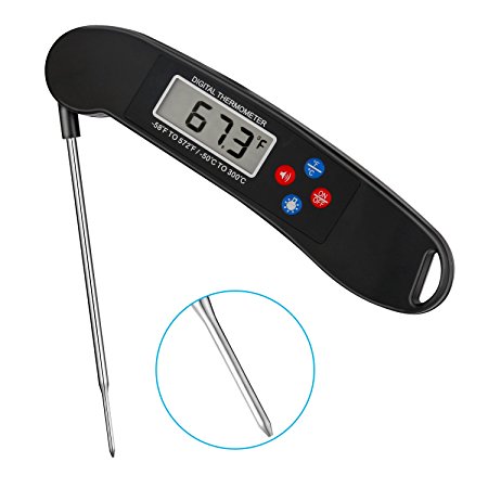 Sonfan Meat Thermometer Instant Read for Grill and Cooking Food for Kitchen BBQ Grill Smoker