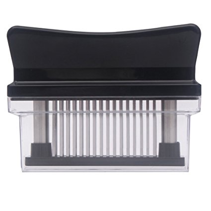 Professional Grade 48 Blade Meat Tenderizer, Stainless Steel Tenderizer