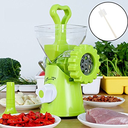 QueenTrade Manual Meat Grinder With Powerful Suction Base,Hand Crank ...