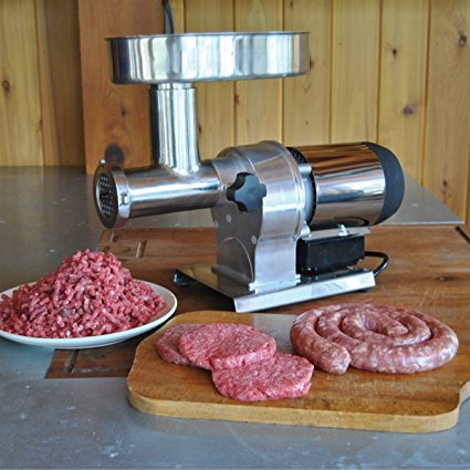 WESTON BUTCHER SERIES #12 ELECTRIC MEAT GRINDER (¾ HP)