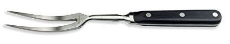 Mundial 5100 Series 4-Inch Cook's Fork with Curved Tines, Black