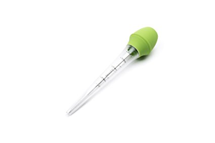 Fox Run 6021 No-Mess Baster, Silicone, Green