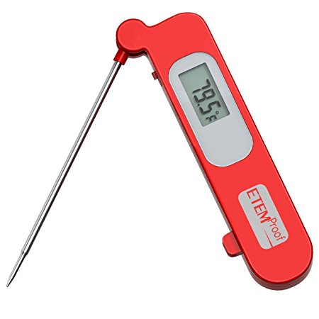 Instant Read Thermometer, Digital Food Meat Thermometer,RED