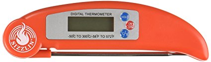 Sizzlin's Digital Quick Read Kitchen and Meat Thermometer - Battery Included!