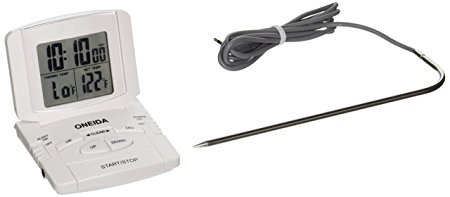 Digital Probe Cooking Thermometer with Timer with Lifetime manufacturer's warranty