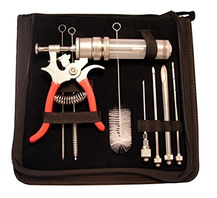 The SpitJack Magnum Meat Injector Gun - Complete Kit with Case