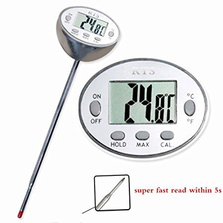 RTS Waterproof fast read digital cooking thermometer, BBQ Meat thermometer, Household thermometer, Kitchen thermometer, instant read grill thermometer for soup ,coffee,turkey etc!