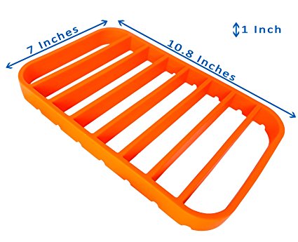 Roasting Rack for Pan - Oven Rack | Cooking Rack for Oven Use - Roast Rack Nonstick - Orange by STAN BOUTIQUE