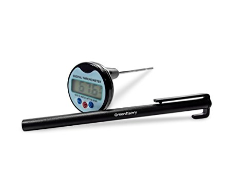 Greentisory Instant Read Kitchen and BBQ Grill Digital Meat Thermometer